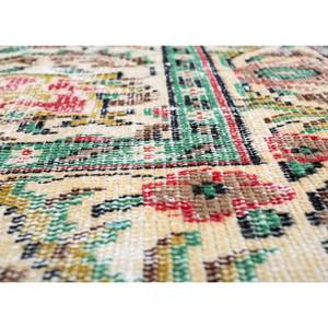 Vintage Hand Knotted <b>Wool</b> Rug Beige <b>Brown</b> Medallion Rectangle Puzzle Patterns for Entryway Hallway-Pae-3316 9x12 Size for Home - Product Image 3