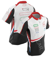 Camisetas de Motociclismo Personalizadas de Alta Calidad a Bajo Precio, Impresión Digital, Transpirables, Manga Corta, Ropa Deportiva, % Poliéster, Colores Personalizados