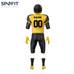 Uniforme de football américain sur mesure respirant, grande taille, manches courtes, été, OEM, vente en gros, sublimation, maillot personnalisé - Product Image 3