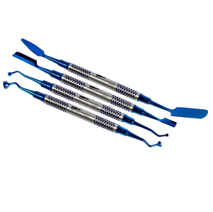 Juego de Cucharas y Porta Insumos Manuales de Acero Inoxidable para Injertos Dentales, Instrumentos Endodónticos y Periodontales para Implantes - Product Image 2