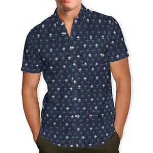 पुरुषों की कॉटन जयपुरी प्रिंटेड सिले हुए आधी आस्तीन वाली शर्ट थोक में उपलब्ध है