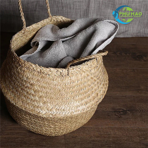 Artisanat avec un but: les PANIERS DE VENTRE DE LA MER vietnamienne apportent un luxe durable à votre pot de fleur de plante de stockage à la maison - Product Image 2