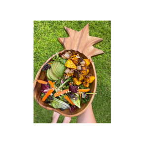 Bol de service en bois d'acacia Bols ronds pour salades Fruits Nourriture Snacks Fait à la main en bois pour la fête à la maison Utilisation dans les restaurants modernes - Product Image 2