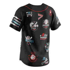 เสื้อเบสบอลขายดีที่สุด ผ้าพรีเมียม ระบายอากาศได้ดี สำหรับผู้ชาย สั่งซื้อจำนวนมาก - Product Image 2