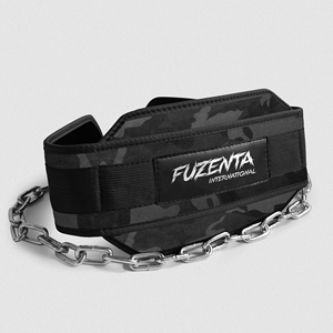 Cinturón de Soporte Lumbar Ajustable de Neopreno Negro Camuflado de Primera Calidad, Antideslizante, Ecológico, para Entrenamiento con Pesas y Dominadas - Product Image 1
