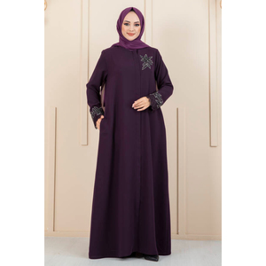 Nouvelle saison, vêtements islamiques d'hiver pour femmes, robe abaya, kaftan, tunique, mode islamique de Dubaï, mode islamique turque, robes islamiques fabriquées en Turquie - Product Image 4