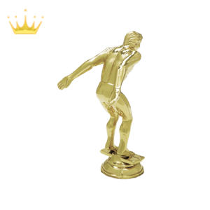 Figuras de Plástico Doradas Ecológicas, Duraderas y de Larga Vida Útil, Diseño Personalizado, Premios de Salto de Longitud, Producto Artesanal de Primera Calidad - Product Image 2