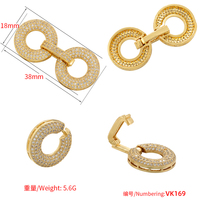 Fermoirs de sécurité pour bracelets, fermoirs pour colliers en zircone, fermoirs pour perles, accessoires de fabrication de bijoux, pièces cubiques