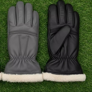 Customizable Half-Finger Gloves with Breathable Features Made Leather Rubber Silicone Microfiber Featuring Customizable Logo - Product Image 1