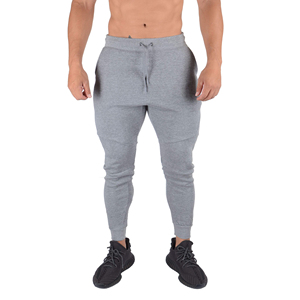 Pantalones de chándal acampanados informales de alta calidad personalizados, pantalones de chándal acampanados apilados con cintura elástica de retazos para hombres - Product Image 1
