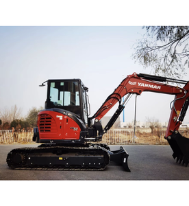 Mini-excavatrice Yanmar VIO50 d'occasion certifiée CE, excavatrice de 5 tonnes d'occasion, petite pelle hydraulique, faible nombre d'heures de travail - Product Image 3