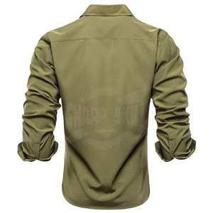 Vente directe d'usine pas cher Prix hommes chemise habillée top vente en ligne de chemises habillées nouveau design - Product Image 3
