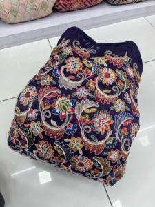 ผ้าโพลีเอสเตอร์100% ทนทานระบายอากาศได้ดีสำหรับใช้ในบ้านสิ่งทอใช้ในอุตสาหกรรมสิ่งทอแบบปักลายไม่ทอ - Product Image 4