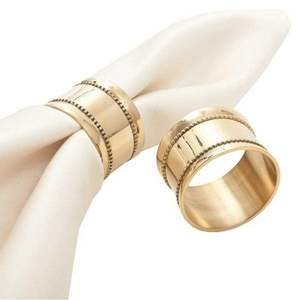 คลิปหนีบผ้าเช็ดปากสีทองและเงินที่ใส่กระดาษชำระสำหรับเครื่องครัวขายส่ง - Product Image 1