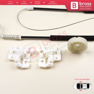 BWR285 Kit de reparación de regulador de ventana puerta delantera izquierda o derecha para X5 E53 2000-2006 51338254911 51338254912 Bross Auto Parts - Product Image 5