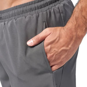 Custom Men's High Street Style Solid Pattern Fleece Cargo Shorts Convenient <b>Boxer</b> Sweat <b>Pants</b> with Printed Logo for Boys - Product Image 6