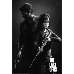Affiche sur toile pour The Last of Us, portrait noir et blanc pour décoration murale - Product Image 2