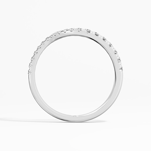 Unisexe 0.31 Ctw Lab Grown Diamond Rhodium Plated Trendy Certified 14K 18K Twisted Style Ring Enhancer Vente en gros - Product Image 2