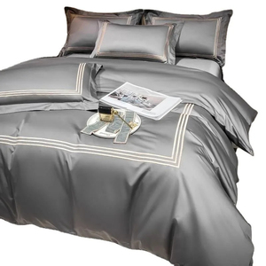 Housse de couette tissée imprimée 100 % coton personnalisable OEM en gros, qualité supérieure 300 fils/pouce, imperméable, écologique, moderne - Product Image 1