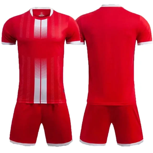 Conjunto de Jersey de fútbol transpirable de secado rápido para hombres y niños, uniforme de fútbol de entrenamiento para equipo para fanáticos del fútbol - Product Image 3