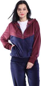 Ensemble 2 pièces pour femmes survêtements haut long sweat et pantalon de survêtement 55% coton 45% polyester bouton décoration - Product Image 4