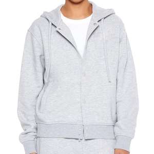Sweats à capuche unisexes à fermeture éclair intégrale, qualité de luxe, 100% coton, polaire épais, thermique, confortable, élégant, sweats à capuche à fermeture éclair pour hommes - Product Image 4