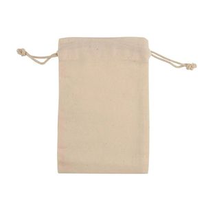 Bolsas de Regalo de Algodón Puro con Cordón, Bolsitas de Tela Reutilizables Ecológicas para Almacenamiento, Viajes, Envoltura, Manualidades, Suministros al por Mayor, Organizador - Product Image 1