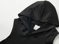Ensemble de deux gilets à capuche en jersey de couleur unie pour bébés garçons, 100% coton, service ODM, personnalisable, été, décontracté, confortable, pour enfants