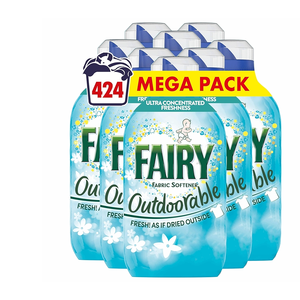 Suavizante de Telas Fairy Outdoorable para 424 Lavados (8x53), Fórmula Ultra Concentrada para Piel Sensible y Dermatológicamente Probada - Product Image 1