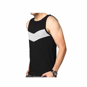 Camiseta sin mangas de entrenamiento de algodón pesado para hombre, camisetas sin mangas cortadas con músculos, camisetas de lavado ácido, camisetas holgadas con logotipo personalizado - Product Image 2