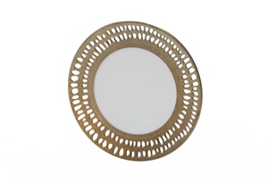 Espejo de pared de metal elegante industrial hecho a mano diseño geométrico audaz con líneas limpias uso decorativo moderno - Product Image 3