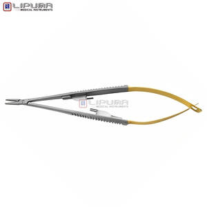 Premium Castroviejo 14cm Chirurgical Micro Verrouillage En Acier Inoxydable Porte-Aiguille Manuel Dentaire Ophtalmique Médic Instruments - Product Image 5