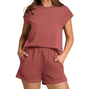 Chándal Transpirable de Diseño Personalizado, Cómodo y Fácil de Usar, 100% Algodón, Cintura con Cordón, Chándales de Verano - Product Image 1