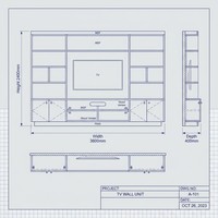 Meuble TV mural moderne et minimaliste en bois massif, unité de divertissement modulaire pour salon et salle de sport, mobilier sur mesure