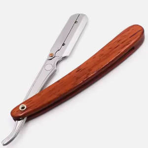 Maquinilla de afeitar DE SEGURIDAD DE peluquero de doble filo de alta calidad en material de madera Handel Proveedor Las mejores maquinillas de afeitar de Sialkot - Product Image 1