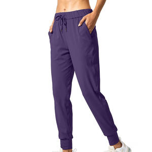 กางเกงกีฬาขายาวมีเชือกผูกสำหรับผู้หญิงกางเกงโยคะออกกำลังกายแบบลำลอง - Product Image 5