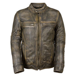 Veste en cuir mince de qualité pour hommes de style vente chaude unisexe et veste pour hommes veste en cuir Slim Fit 2026 - Product Image 4