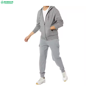 Sudaderas con Cremallera para Hombre, 100% Algodón Francés, Venta al Por Mayor, Estilo Urbano, Impresión Personalizada, Transpirables, de Secado Rápido - Product Image 6
