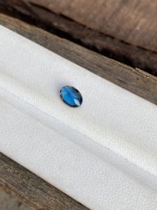 ดอกแทนซาไนต์จากระเบิดต่อสู้ tanzania สวยงาม7x5มม. สีธรรมชาติแทนซาไนต์ทรงรี zoisite 0.85กะรัต Loupe Clean - Product Image 4