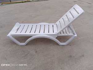 Chaise de plage pour hôtel, aquaparc, club de plage, qualité contractuelle, fabrication en Turquie, fabricant en gros, lit de soleil en plastique, chaise d'extérieur - Product Image 2