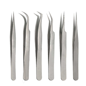 Customizable Stainless Steel Makeup <b>Tools</b> Kit OEM Eyebrow & Hair <b>Removal</b> Tweezers with <b>Pointed</b> Tip - Product Image 1