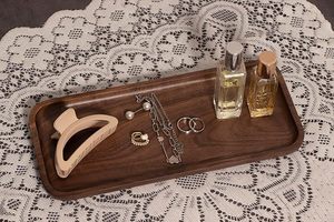 Elegante bandeja de servicio de madera hecha a mano para el hogar Bandeja de servicio de madera rústica para aspecto de granja Bandeja de servicio de madera de alta calidad - Product Image 5