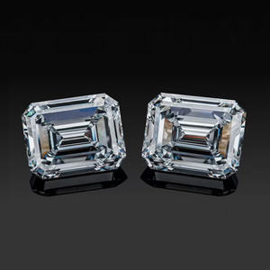 Diamant de laboratoire de qualité supérieure, taille émeraude, 1 carat, couleur D, pureté VVS, fabriqué par des joailliers professionnels - Product Image 2