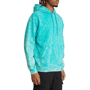 Men's Comfortable XS Size Pullover <b>Fleece</b> <b>Hoodie</b> <b>Oversize</b> Washed Print Solid Color Embroidered Logo 3D Full Sleeve Winter - Product Image 4