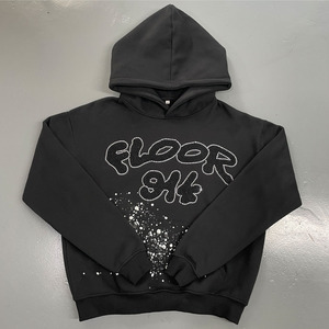 เสื้อฮู้ดแบบสวมหัวแนวสตรีทอินเทรนด์มีฮู้ดพิมพ์ลายโลโก้ตามสั่งสำหรับผู้ชายและผู้หญิงแฟชั่น - Product Image 4
