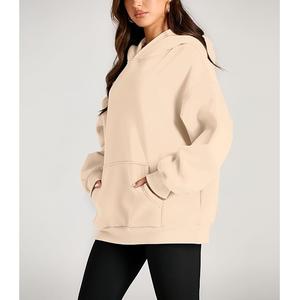 Prix de gros du sweat à capuche 100% coton à manches longues et col rond pour femmes du Bangladesh - Product Image 3