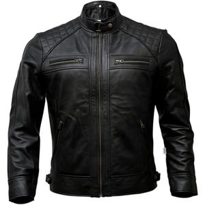 Wholesale Fashion High Quality Motorcycle <b>Jacket</b> for Men Manufacturer Custom Logo Men <b>White</b> <b>jacket</b> for men - Product Image 3