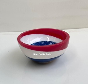 Cuenco de sopa de resina de alta calidad 2025, cuencos artesanales para aperitivos, frutero decorado antiguo, cuencos para decoración de boda - Product Image 5