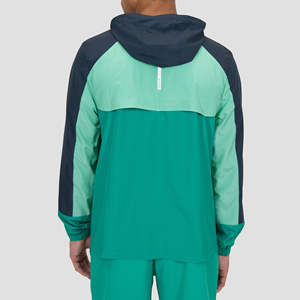 Conjunto de dos piezas para hombre, pantalones cortos deportivos cortavientos personalizados y Sudadera con capucha, chándal con cremallera, Sudadera con capucha, conjunto corto de nailon OE - Product Image 6