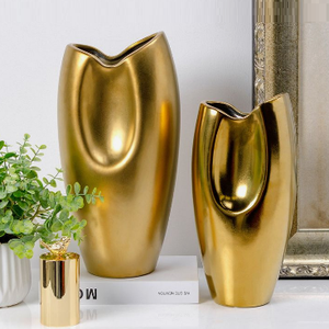 Vase à fleurs en métal argenté moderne fait à la main Décoration intérieure et intérieur personnalisés pour hôtels et restaurants pour arrangements floraux - Product Image 4